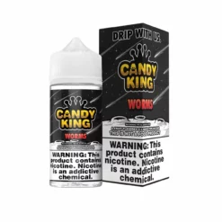 Candy King Worms Sour Gummy Vape Juice 100mL