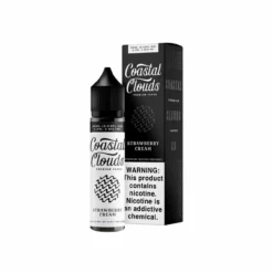 Coastal Clouds Strawberry Cream E-Liquid – 70VG Creamy Blend