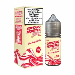 Custard Monster Swirl Strawberry Vanilla Nic Salt 50/50 E-Liquid