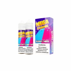 MEGA eJuice Clean Coil Gummy Tarts Freebase E-Liquid 2X 60ml