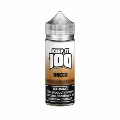 KEEP IT 100 Bacco Smooth Virginia Tobacco E-Liquid
