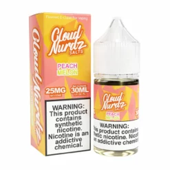 Peach Melon Cloud Nurdz Salts - Smooth Nic Salt 30mL