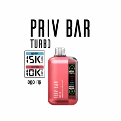 Priv Bar Turbo 15K Disposable Vape - Adjustable Airflow