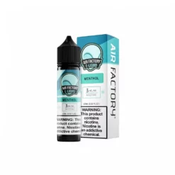 Air Factory Menthol Freebase E-Liquid 60ml Smooth