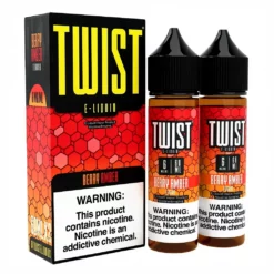 TWIST E-Liquid Berry Amber 120ML Twin Pack Dessert Vape